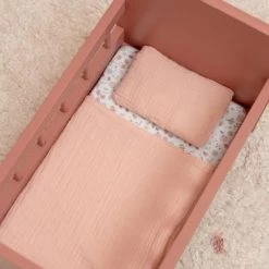 Little Dutch Lit Pour Poupée En Bois Flowers & Butterflies -Djeco Magasin lit pour poupee en bois flowers butterflies 3