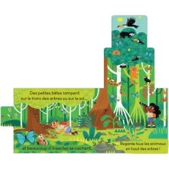 Livre à Tirettes Direction La Jungle ! -Djeco Magasin livre a tirettes direction la jungle 3