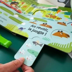 Livre à Tirettes Direction La Jungle ! -Djeco Magasin livre a tirettes direction la jungle 6