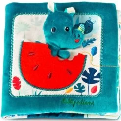 Lilliputiens Livre Bébé En Tissu Papa T'es Où