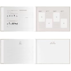 Livre Souvenirs D'école En Lin (8 Périodes Scolaires) 8 Livre Souvenirs D'école En Lin (8 Périodes Scolaires) -Djeco Magasin livre souvenirs d ecole en lin 8 periodes scolaires 3