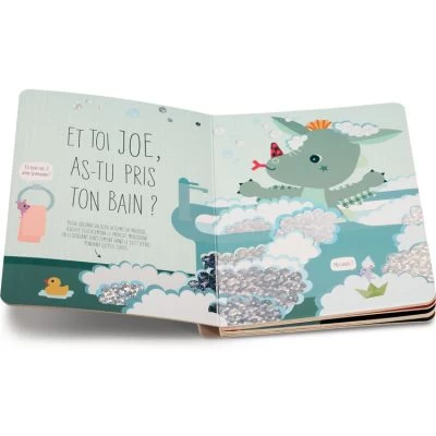 Lilliputiens Livre Tactile Au Lit! (23 Cm) 2 Lilliputiens Livre Tactile Au Lit! (23 Cm) – Image 2