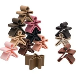 Lot De 12 Personnages En Silicone Diversity