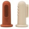 Mushie Lot De 2 Brosses à Dent à Doigt Shifting Sand/Clay