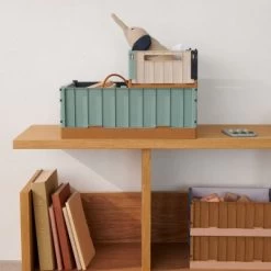 Liewood Lot De 2 Caisses De Rangement Sea Blue Multi Mix (9,5 X 18 X 25 Cm) -Djeco Magasin lot de 2 caisses de rangement sea blue multi mix 9 5 x 18 x 25 cm 4