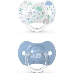 Suavinex Lot De 2 Sucettes Symétriques SX PRO Memories Bleu (18 Mois Et +)