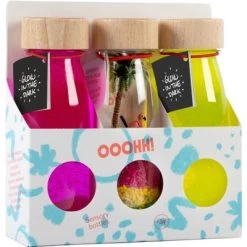 Lot De 3 Bouteilles Sensorielles Paradis Fluorescentes 18 Lot De 3 Bouteilles Sensorielles Paradis Fluorescentes -Djeco Magasin lot de 3 bouteilles sensorielles paradis fluorescentes 9