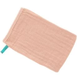 LÄSSIG Lot De 3 Gants De Toilette En Mousseline Rose Pâle -Djeco Magasin lot de 3 gants de toilette en mousseline rose pale 3