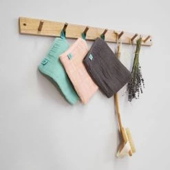 LÄSSIG Lot De 3 Gants De Toilette En Mousseline Rose Pâle -Djeco Magasin lot de 3 gants de toilette en mousseline rose pale 6