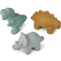 Liewood Lot De 3 Jouets De Bain David Dino Blue Multi Mix