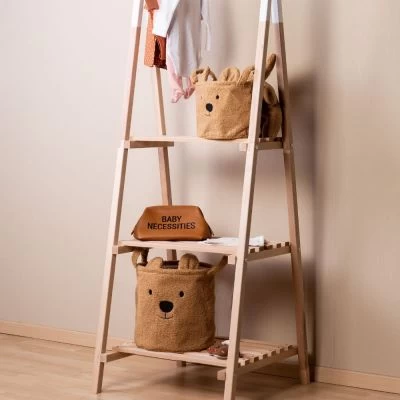 Childhome Lot De 3 Paniers Teddy Beige 7 Childhome Lot De 3 Paniers Teddy Beige – Image 7