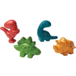 Plan Toys Lot De 4 Figurines Dinosaures