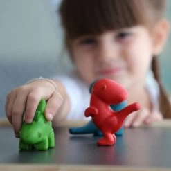 Plan Toys Lot De 4 Figurines Dinosaures -Djeco Magasin lot de 4 figurines dinosaures 4