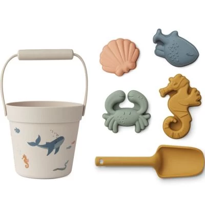 Liewood Lot De Jouets De Plage Dante Sea Creature Sandy (6 Pièces) 1 Liewood Lot De Jouets De Plage Dante Sea Creature Sandy (6 Pièces)