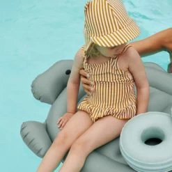 Liewood Matelas Gonflable Cody Dino Faune Green -Djeco Magasin matelas gonflable cody dino faune green 3