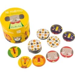 Moulin Roty Mémo Des émotions Les Popipop 6 Moulin Roty Mémo Des émotions Les Popipop -Djeco Magasin memo des emotions les popipop 3