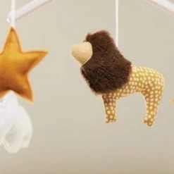 Mobile Musical Lion Orange (mélodie Au Choix) -Djeco Magasin mobile musical lion orange melodie au choix 3