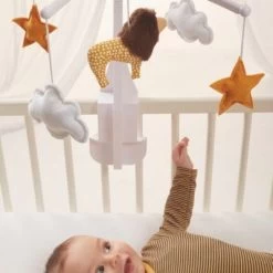 Mobile Musical Lion Orange (mélodie Au Choix) -Djeco Magasin mobile musical lion orange melodie au choix 4