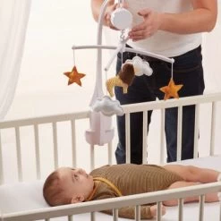 Mobile Musical Lion Orange (mélodie Au Choix) -Djeco Magasin mobile musical lion orange melodie au choix 5