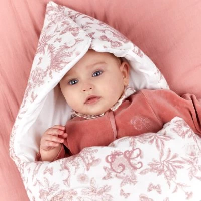 TARTINE ET CHOCOLAT Nid D'ange Passe Sangle Toile De Jouy (85 Cm) 4 TARTINE ET CHOCOLAT Nid D'ange Passe Sangle Toile De Jouy (85 Cm) – Image 4