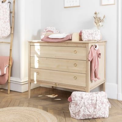 TARTINE ET CHOCOLAT Nid D'ange Passe Sangle Toile De Jouy (85 Cm) 9 TARTINE ET CHOCOLAT Nid D'ange Passe Sangle Toile De Jouy (85 Cm) – Image 9