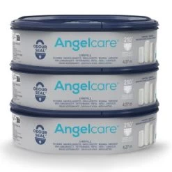 Angelcare Pack De 3 Recharges Octogonales Pour Poubelle à Couches Dress Up