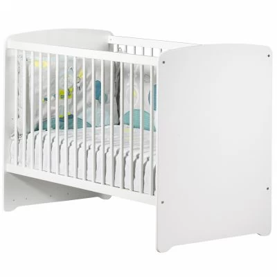 Pack Duo Lit Bébé Têtes Panneaux Blanc Et Commode à Langer étoile New Basic 3 Pack Duo Lit Bébé Têtes Panneaux Blanc Et Commode à Langer étoile New Basic – Image 3