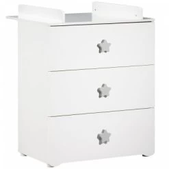 Pack Duo Lit Bébé Têtes Panneaux Blanc Et Commode à Langer étoile New Basic 9 Pack Duo Lit Bébé Têtes Panneaux Blanc Et Commode à Langer étoile New Basic -Djeco Magasin pack duo lit bebe tetes panneaux blanc et commode a langer etoile new basic 4