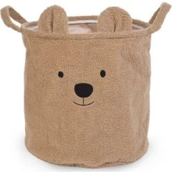 Childhome Panier De Rangement Teddy Beige (40 X 40 Cm)