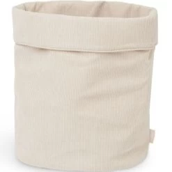 Jollein Panier De Toilette Velours Côtelé Nougat (29 X 33 Cm)