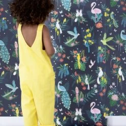 Papier Peint Intissé Défilé D'oiseaux (10 M) -Djeco Magasin papier peint intisse defile d oiseaux 10 m 4