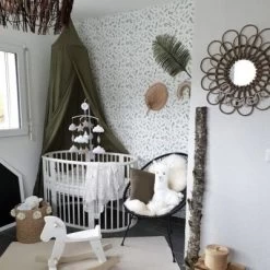 Papier Peint Intissé Greenery Nature Feuillages (10 M) -Djeco Magasin papier peint intisse greenery nature feuillages 10 m 4