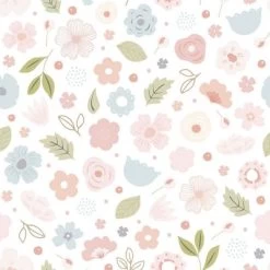 Papier Peint Motif Fleurs (10 M)