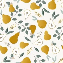 Papier Peint Poires Pretty Pears (50 Cm X 10 M)