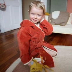 Peignoir Panda Roux Terracotta Personnalisable (2-4 Ans) 8 Peignoir Panda Roux Terracotta Personnalisable (2-4 Ans) -Djeco Magasin peignoir panda roux terracotta personnalisable 2 4 ans 4