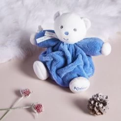 Kaloo Peluche Plume Patapouf Ourson Bleu Océan (16 Cm) -Djeco Magasin peluche plume patapouf ourson bleu ocean 16 cm 3