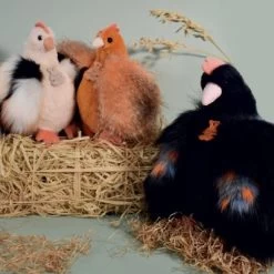 Peluche Poule Orange Les Poulettes Champêtres Chics (20 Cm) 7 Peluche Poule Orange Les Poulettes Champêtres Chics (20 Cm) -Djeco Magasin peluche poule orange les poulettes champetres chics 20 cm 4