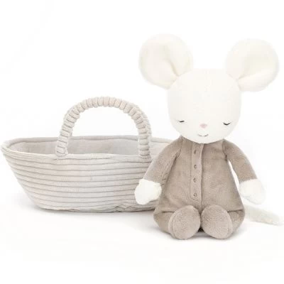 JELLYCAT Peluche Rock-a-Bye Souris (19 Cm) 2 JELLYCAT Peluche Rock-a-Bye Souris (19 Cm) – Image 2