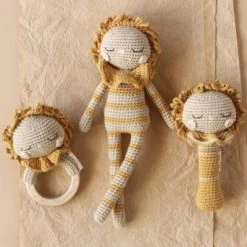 Peluche Souple Lenni Le Lion (24 Cm) 7 Peluche Souple Lenni Le Lion (24 Cm) -Djeco Magasin peluche souple lenni le lion 24 cm 3