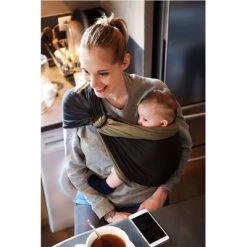 Petite écharpe Sling Sans Noeud Gris Anthracite Et Noir 14 Petite écharpe Sling Sans Noeud Gris Anthracite Et Noir -Djeco Magasin petite echarpe sling sans noeud gris anthracite et noir 4