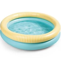 Quut Piscine Gonflable Dippy Bleue Et Jaune Banane (120 Cm)