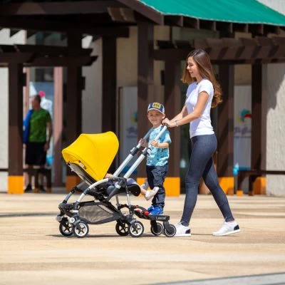 Planche à Roulettes Pour Poussette Buggy Board Maxi Noir 2 Planche à Roulettes Pour Poussette Buggy Board Maxi Noir – Image 2