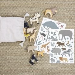 Planche De Stickers A3 Big Five & Cie -Djeco Magasin planche de stickers a3 big five cie 3