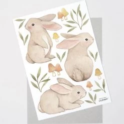 Planche De Stickers A3 Les Lièvres 7 Planche De Stickers A3 Les Lièvres -Djeco Magasin planche de stickers a3 les lievres 3