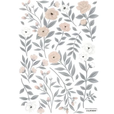 Planche De Stickers A3 Les Roses 1 Planche De Stickers A3 Les Roses