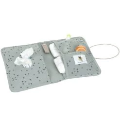 Djeco Magasin -Djeco Magasin pochette de change casual menthe florale 2