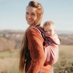 Porte Bébé Préformé Néo Acajou -Djeco Magasin porte bebe preforme neo acajou 3