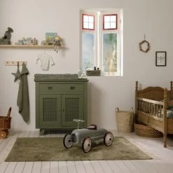 Little Dutch Porteur Voiture Retro Roller Olive -Djeco Magasin porteur voiture retro roller olive 7