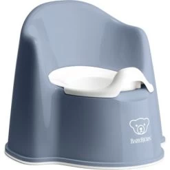 BabyBjörn Pot Bébé Fauteuil Bleu Profond Et Blanc