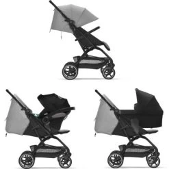 CYBEX Poussette Eezy S+2 Lava Grey (Gold) -Djeco Magasin poussette eezy s 2 lava grey gold 3